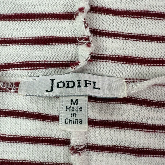 JODIFL Cotton Striped Hooded Swim Beach Pool Cover Up One Size - Picture 5 of 9